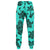 Polynesian Turtle Palm And Sea Pebbles Turquoise Joggers - Polynesian Pride