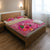Tonga Polynesian Custom Personalised Bedding Set - Floral With Seal Pink - Polynesian Pride
