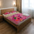 Pohnpei Polynesian Custom Personalised Bedding Set - Floral With Seal Pink - Polynesian Pride