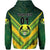 Custom Papua New Guinea Enga Mioks Zip Hoodie Rugby Original Style Green, Custom Text and Number LT8 - Polynesian Pride