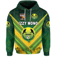 (Izzy Mono) Papua New Guinea Enga Mioks Hoodie Rugby Original Style Green LT8 Green - Polynesian Pride