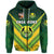 Papua New Guinea Enga Mioks Zip Hoodie Rugby Original Style Green LT8 - Polynesian Pride