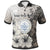 Palau Polo Custom Vintage Luxury Floral Style Unisex Nude - Polynesian Pride