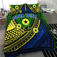 (Custom Personalised) Vanuatu Malampa Province Tribal Pattern Bedding Set - LT12 - Polynesian Pride