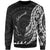 Cook Islands Sweatshirt - Polynesian Pattern Style Unisex Black - Polynesian Pride