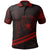 Pohnpei State Polo Shirt In My Heart Style Red Polynesian Patterns Unisex Black - Polynesian Pride