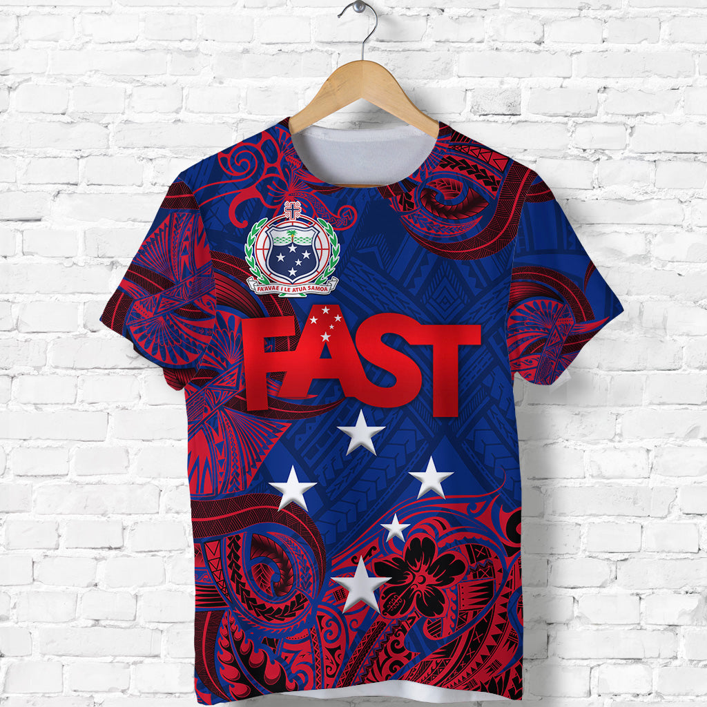 Samoa FAST Party T Shirt Unique Style NO.2 LT8 - Polynesian Pride