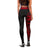 Pohnpei Women's Leggings - Micronesian Red Version - Polynesian Pride