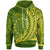 Cook Islands Hoodie Avarua Wings Style Unisex Green - Polynesian Pride