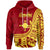 Rotuma Hoodie Savlei Flag Rotuma Unisex Red - Polynesian Pride