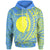 Palau Hoodie Kayangel Wings Style Unisex Blue - Polynesian Pride