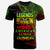 American Samoa T Shirt Legends Are Born In Reggae Color Unisex Black - Polynesian Pride