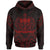 Samoa Hoodie Samoa Seal Red Tribal Patterns Unisex White - Polynesian Pride