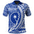 Chuuk State Polo Shirt Custom Wings Style Flag Color Unisex Blue - Polynesian Pride