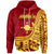 Rotuma Hoodie Malhaa Flag Rotuma Unisex Red - Polynesian Pride