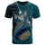 Fiji T Shirt Lautoka Seal Fiji With Blue Whale Unisex Black - Polynesian Pride