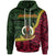 Vanuatu Hoodie Malakula Seal of Vanuatu Polynesian Patterns Unisex Green - Polynesian Pride