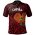 Papua New Guinea Polo Shirt Goroka Polynesian Patterns With Bamboo Unisex Red - Polynesian Pride