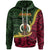 Vanuatu Hoodie niwa Seal of Vanuatu Polynesian Patterns Unisex Green - Polynesian Pride