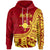 Rotuma Hoodie Itutiu Flag Rotuma Unisex Red - Polynesian Pride