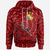 Tonga Hoodie Lapaha Tapa Patterns With Bamboo Unisex Red - Polynesian Pride