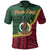 Vanuatu Polo Shirt Custom Seal Of Vanuatu Polynesian Patterns Unisex Green - Polynesian Pride