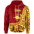 Rotuma Hoodie Elsio Flag Rotuma Unisex Red - Polynesian Pride