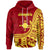 Rotuma Hoodie Maragteu Flag Rotuma Unisex Red - Polynesian Pride