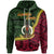 Vanuatu Hoodie Espiritu Santo Seal of Vanuatu Polynesian Patterns Unisex Green - Polynesian Pride