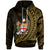 Fiji Hoodie Wings Style Unisex Black - Polynesian Pride