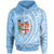 Fiji Hoodie Levuka Wings Style Unisex Blue - Polynesian Pride