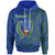 Pohnpei State Hoodie Wings Style Flag Color Unisex Blue - Polynesian Pride