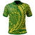 Cook Islands Polo Shirt Tauhunu Wings Style Unisex Green - Polynesian Pride