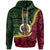 Vanuatu Hoodie Epi Seal of Vanuatu Polynesian Patterns Unisex Green - Polynesian Pride