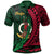 Vanuatu Polo Shirt Shefa Wings Style Unisex Black - Polynesian Pride