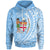 Fiji Hoodie Ba Wings Style Unisex Blue - Polynesian Pride