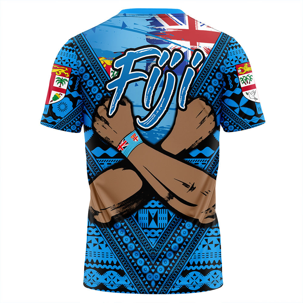 Fiji Bula Flag T Shirt LT10 - Polynesian Pride