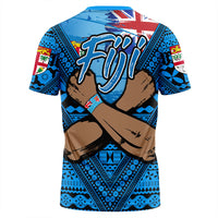 Fiji Bula Flag T Shirt LT10 - Polynesian Pride