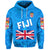 Fiji Day Hoodie Flag Vibes LT8 - Polynesian Pride