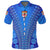 Fiji Drua Polo Shirt Tapa Unisex Blue - Polynesian Pride