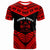 Fiji Custom T Shirt Tribal Pattern Cool Style Red Color Unisex Red - Polynesian Pride