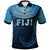 Fiji Polo Shirt Youthful Dynamic Unisex Blue - Polynesian Pride