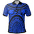 Polo Shirt Polynesian Patterns Maui Tattoo (Blue) Unisex Blue - Polynesian Pride