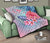 Hawaii Map Kanaka Turtle Galaxy Night Plumeria Hibiscus Premium Quilt - Polynesian Pride