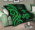 Marshall Islands Premium Quilt - Green Tentacle Turtle Crest - Polynesian Pride