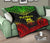 Tuvalu Premium Quilt - Tuvalu Coat Of Arms Polynesian Chief Reggae Version - Polynesian Pride