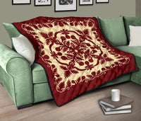 Hawaiian Quilt Royal Premium Quilt - Polynesian Pride