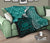 Samoa Custom Personalised Premium Quilt - Samoa Seal Wave Style (Green) - Polynesian Pride