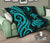 Yap Micronesian Premium Quilt - Turquoise Tentacle Turtle - Polynesian Pride