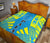 Palau Premium Quilt - Palau Seal Polynesian Yellow Tattoo - Polynesian Pride